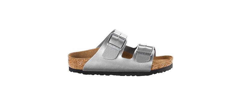 Birkenstock Birko-flor Narrow Arizona Børn Sølv | DK 167WNB